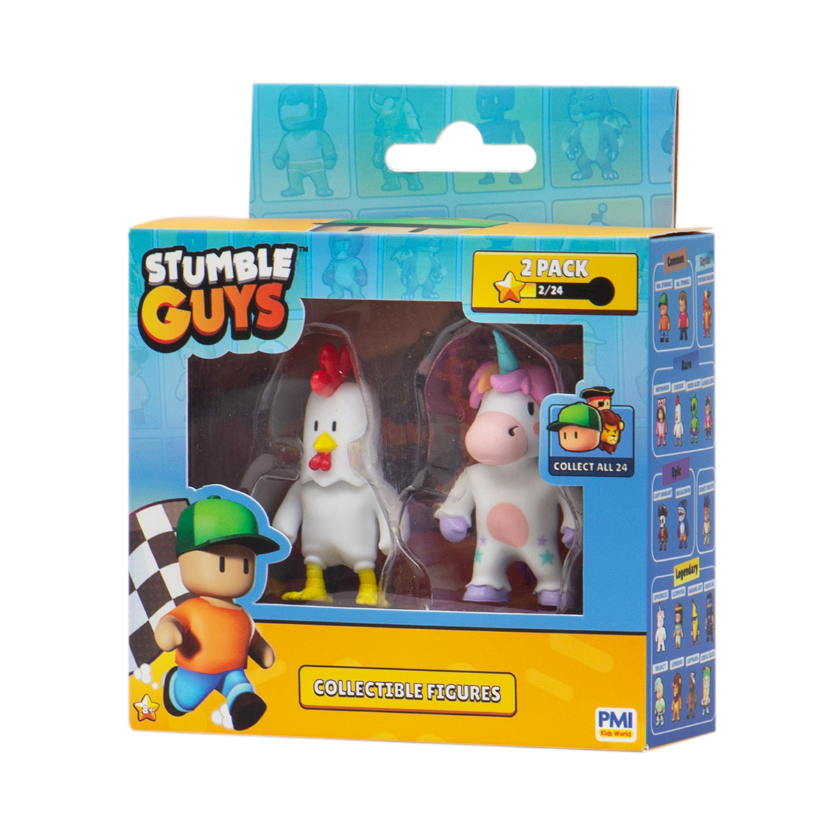 Набор коллекционных фигурок Stumble Guys - Цыпленок и Спринклс за