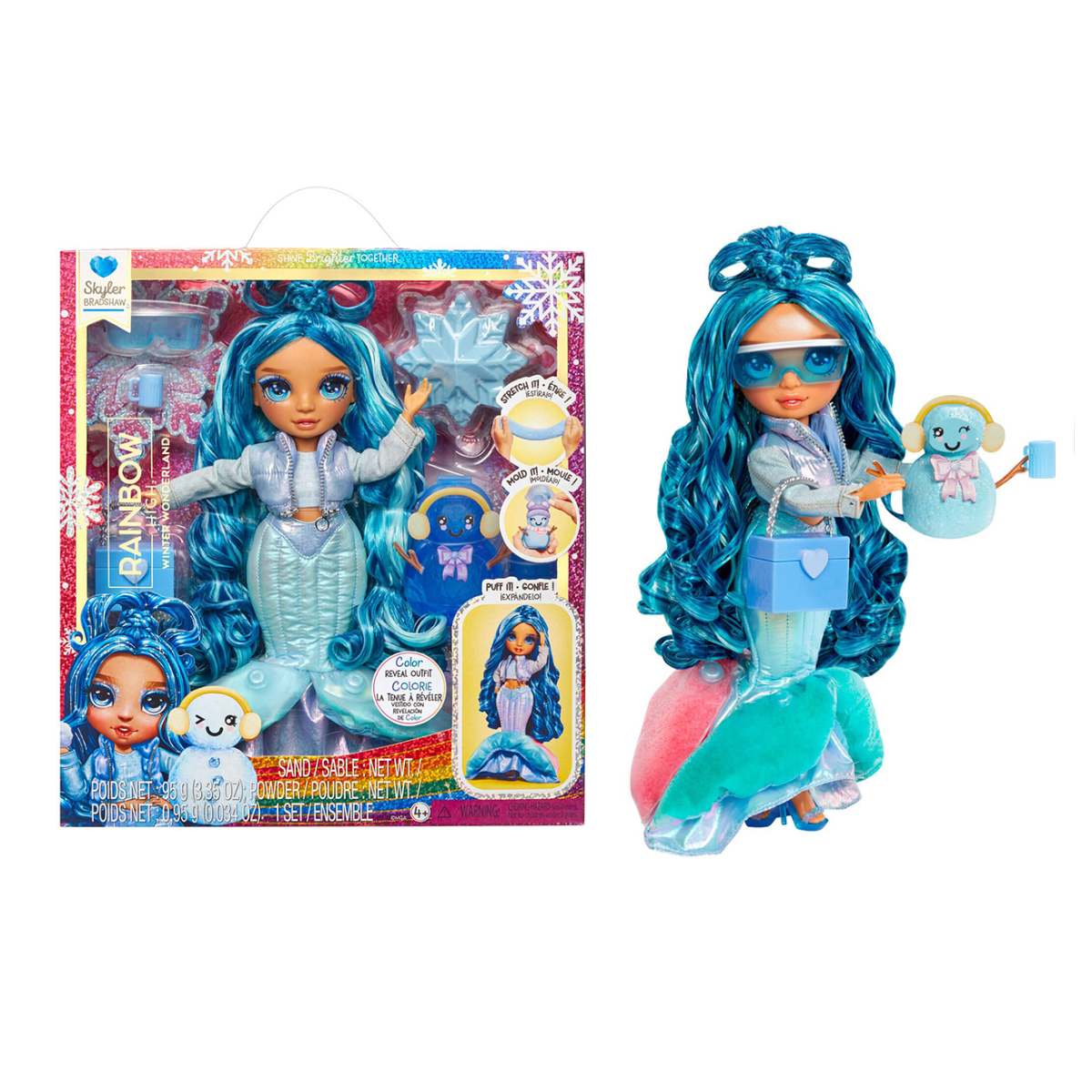ウォーターカイヤナイト⭐︎スムースドロップ　1連 Лялька Rainbow High серії Winter Wonderland