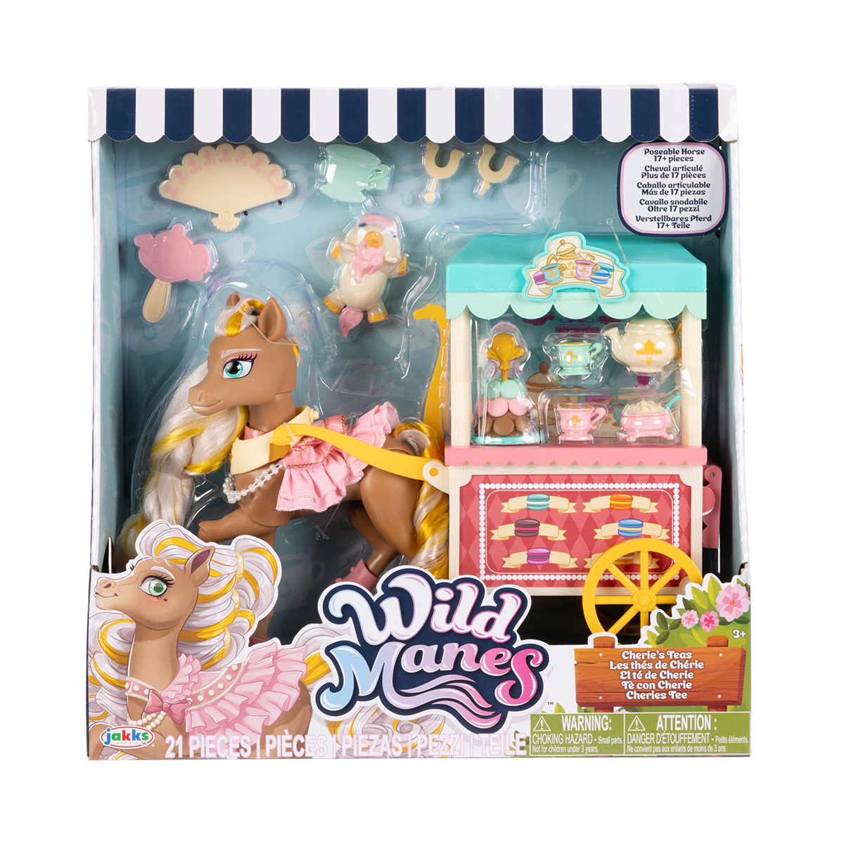 Игровой набор Wild Manes - Чайные посиделки с лошадкой Чери за