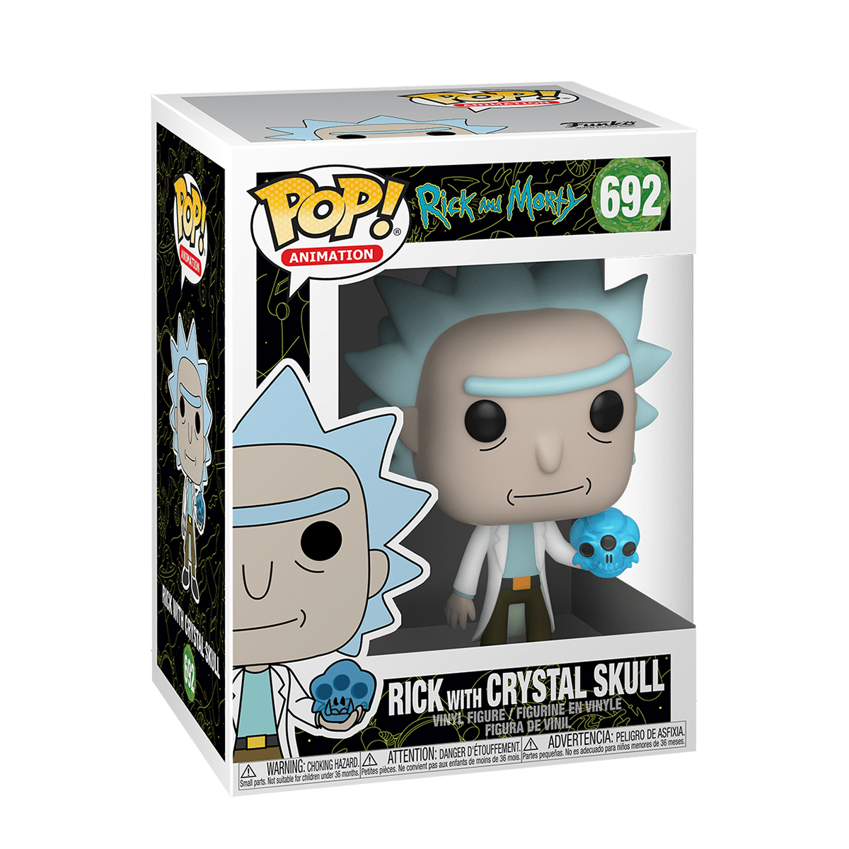 Игровая фигурка Funko Pop! серии Рик и Морти - Рик с хрустальным