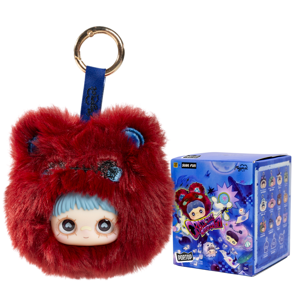 Коллекционная мягкая игрушка с кольцом POP TOP Hi TOY серии MayMei